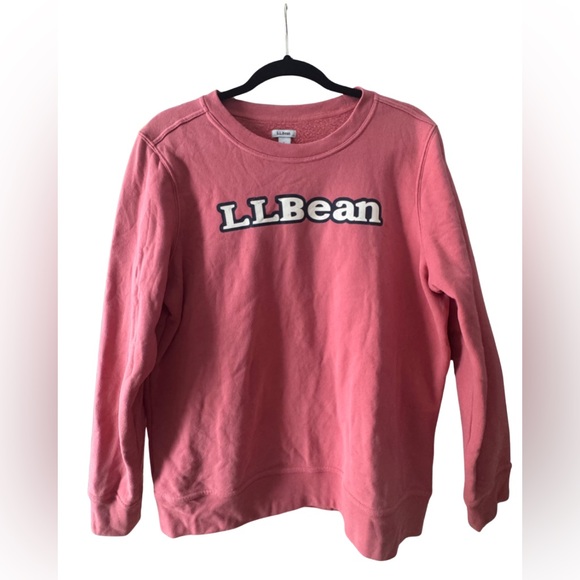 L.L. Bean Other - L.L. Bean Coral Fleece Crewneck Sweatshirt